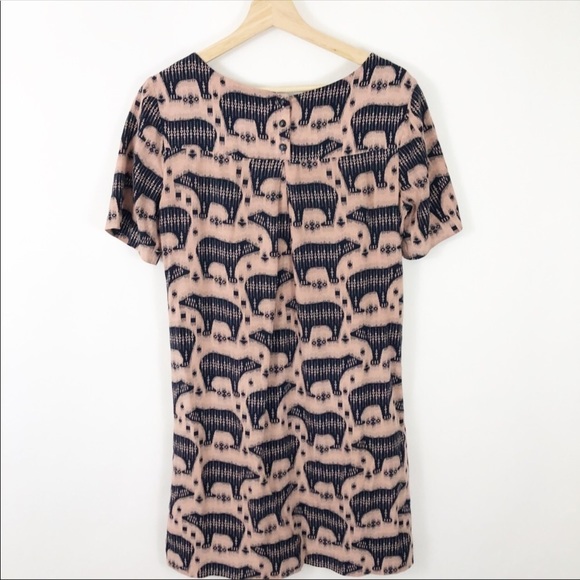Anthropologie Maeve dress with polar bear print - Picture 5 of 6